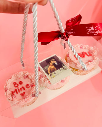 Valentines Day Edible Cupcake Trio