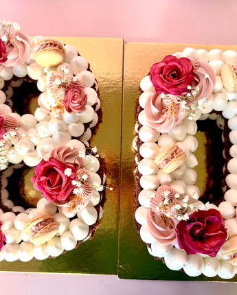 Double Number Sponge Cake with Fresh Cream