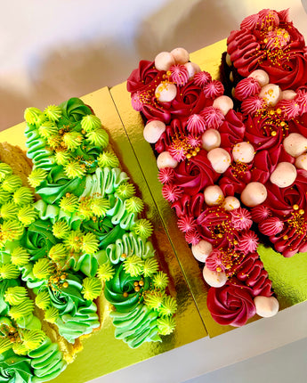 Letter Cakes with Buttercream